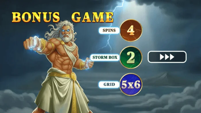 Pots of Power: Zeus - razširjena mreža 5x6 v Hold & Win z Lightning Frames