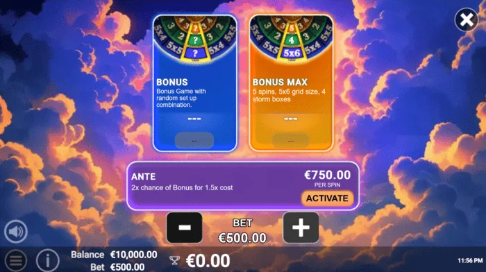 Pots of Power: Zeus - izbira bonusa v kolesu z 27 konfiguracijami